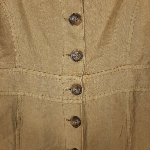 Sundance Yellow Sleeveless Sundress Midi - Picture 5 of 16